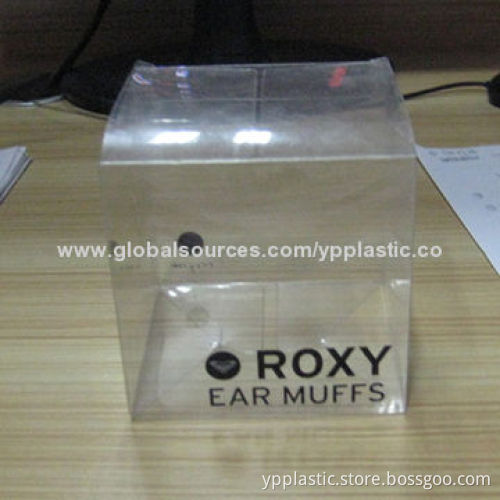 Small plastic clear box wholesale, 100% recyclable material, custom print is welcome